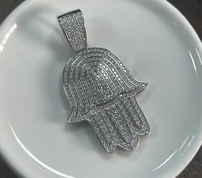 hand silver hip hop pendants hand silver hip hop pendants